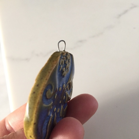 Octopus Necklace Charm - Handcrafted - Picture 3 of 3